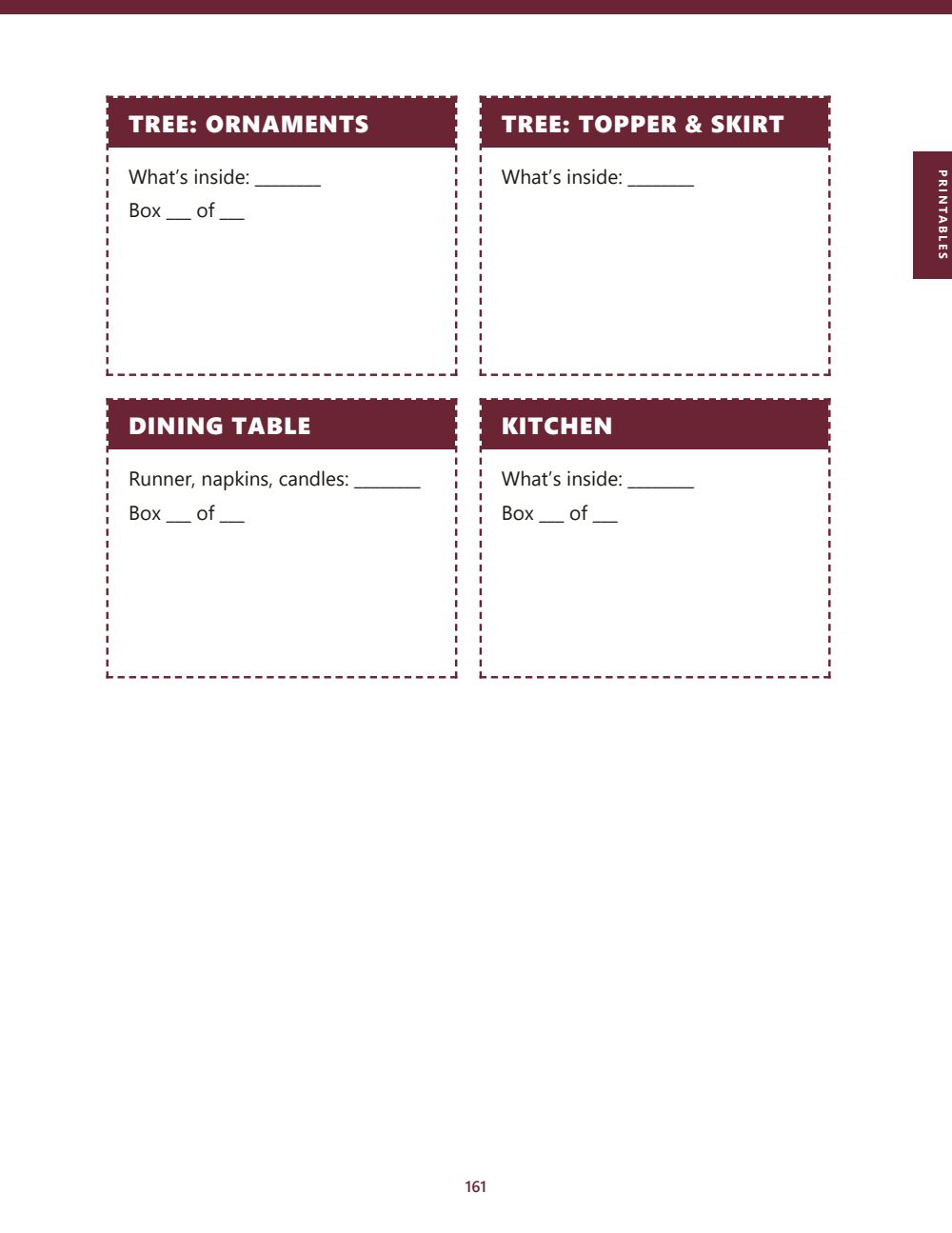 Printables: labels for storage boxes